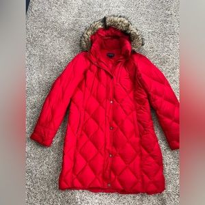 Land’s End Parka with Fur-trimmed Hood